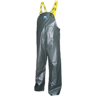 Journeyman&reg; Bib Pants, 4X-Large, Polyester/PVC, Green - Viking 4110P-XXXXL