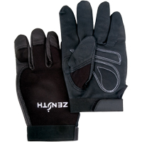 Gants pour m&eacute;canicien ZM300, Paume Cuir fleur, Taille Moyen - Produits de sécurité Zenith 