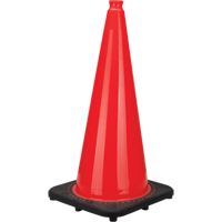 C&ocirc;ne de signalisation de premi&egrave;re qualit&eacute;, 28", Orange - Produits de sécurité Zenith 