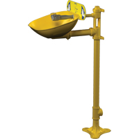 Poste de douche oculaire Halo, Installation Socle, Bol Plastique - Bradley S19214EW