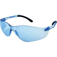 Sentec Safety Glasses with Rubberized Temples, Blue Lens, Anti-Scratch, ANSI Z87+/Meets/Exceeds CSA Z94.3 - Dentec 12E90809