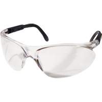 CNC Safety Glasses with Adjustable Temples, Clear Lens, Anti-Scratch, ANSI Z87+/Meets/Exceeds CSA Z94.3 - Dentec 12E93206