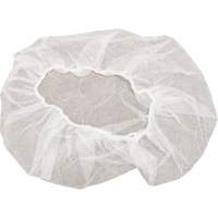Bonnets bouffants non tiss&eacute;s, Polypropyl&egrave;ne, 21"/Grand, Blanc - Produits de sécurité Zenith 