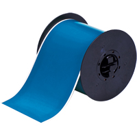 Ruban B-595 pour usage int&eacute;rieur/ext&eacute;rieur, Vinyle, Bleu, Largeur de 0,50" - Brady B30C-500-595-BL