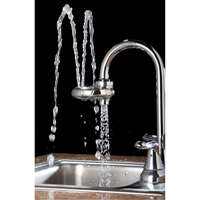 Axion&reg; Eye/Face Wash Station, Sink Mount Installation, Stainless Steel Bowl - Haws 7620
