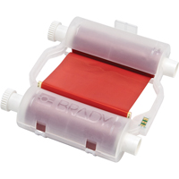 B30 Series Printer Ribbons, 4.33" x 200', Red - Brady B30-R10000-RD