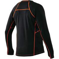 Long Sleeve Thermal Shirts, Men's, 2X-Large, Black - Ergodyne 40206
