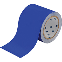 Rubans pour marquage de planchers ToughStripe, 4" x 100', Polyester, Bleu - Brady 104374