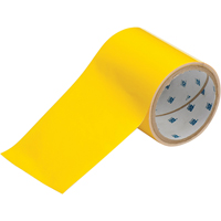 Rubans pour marquage de planchers ToughStripe, 4" x 100', Polyester, Jaune - Brady 104372