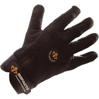 Gants antivibrations Air Glove style m&eacute;caniciens, Taille Grand, Paume Synth&eacute;tique - Impacto BG408L