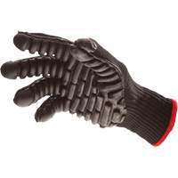 Blackmaxx Vibration Dampening Gloves, Size Large, Synthetic Palm - Impacto 4732