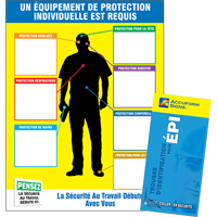 Tableau PPE-ID et livret d'&eacute;tiquettes - Accuform NMC PPE251