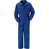 Combinaisons de premi&egrave;re qualit&eacute; r&eacute;sistantes aux flammes, Taille 46, Bleu royal, 5,1 cal/cm² - Bulwark CNB6RB-RG-46