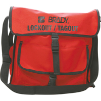 Lockout Satchel with Shoulder Strap, Confined Space Kit - Brady 51173