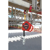 Rebel Self Retracting Lifeline, 33', Galvanized Steel, Swivel - 3M Protecta Fall Protection 3590502