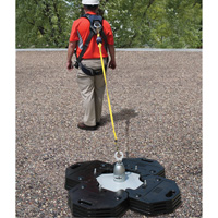 Ancrages autonomes avec contrepoids, Toit, Usage Temporaire - 3M DBI Sala Protection Contre Les Chutes 2100185