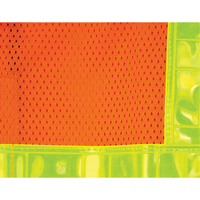 5-Point Tear-Away Traffic Safety Vest, High Visibility Orange, Medium, Polyester - Zenith Safety Products 