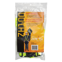 Standard-Duty Safety Harness, High Visibility Lime-Yellow, Silver Reflective Colour, X-Large - Zenith Safety Products 