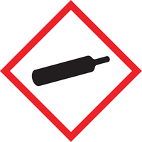GHS Pictogram Labels, Vinyl, Sheet, 4" L x 4" W - Accuform NMC LSGH1164