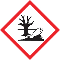 GHS Pictogram Labels, Vinyl, Roll, 1" L x 1" W - Accuform NMC LZH608EV5