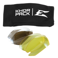 Khor Safety Glasses Replacement Lenses, Anti-Fog/Anti-Scratch, Clear, Khor - Edge Safety Eyewear 9403