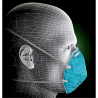 1860 Particulate Healthcare Respirator, N95, NIOSH Certified - 3M 1860