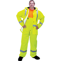 Imperm&eacute;able pour la circulation de premi&egrave;re qualit&eacute; RZ900, Polyester, 3T-Grand, Jaune lime haute visibilit&eacute; - Produits de sécurité Zenith 