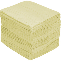 Premium Fine Fiber Sorbent Pads, Hazmat, 15" x 17", 30 gal. Absorbancy - Zenith Safety Products 