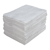 Premium Laminated (SMS) Sorbent Pads, Oil Only, 15" x 17", 30 gal. Absorbancy - Zenith Safety Products 