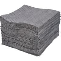Feuilles absorbantes lamin&eacute;es (SMS) de premi&egrave;re qualit&eacute;, Universel, 15" x 17", 30 gal. d'absorption - Produits de sécurité Zenith 