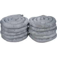 Remblais tubulaires absorbants, Universel, Absorption 40 gal., 3" la x 10' lo, Pqt de 10 - Produits de sécurité Zenith 