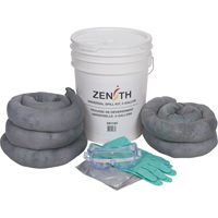 Spill Kit, Universal, Pail, 5 US gal. Absorbancy - Zenith Safety Products 