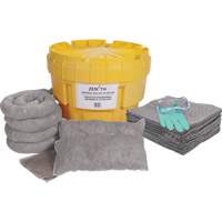Trousse de d&eacute;versements &agrave; grande capacit&eacute; de premi&egrave;re qualit&eacute;, Universel, Overpack/Baril de r&eacute;cup&eacute;ration, Absorbance de 20 gal. US - Produits de sécurité Zenith 