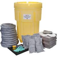Trousse de lutte contre les d&eacute;versements de premi&egrave;re qualit&eacute; pour atelier, Universel, Baril, Absorbance de 95 gal. US - Produits de sécurité Zenith 