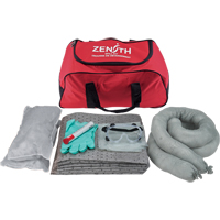 Trousse de lutte contre les d&eacute;versements de premi&egrave;re qualit&eacute; pour v&eacute;hicules, Universel, Sac, Absorbance de 10 gal. US - Produits de sécurité Zenith 