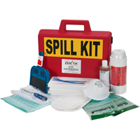 Mercury Spill Kit, Hazmat, Case, 50 ml Absorbancy - Zenith Safety Products 