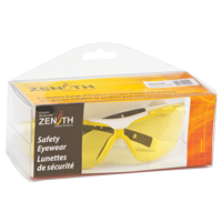 Z1500 Series Safety Glasses, Amber Lens, Anti-Scratch, Meets/Exceeds CSA Z94.3 - Zenith Safety Products 