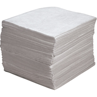 Premium Meltblown Sorbent Pads, Oil Only, 15" x 17", 30 gal. Absorbancy - Zenith Safety Products 