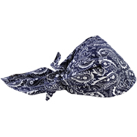 Bandeaux en triangle 6710CT de refroidissement en tissu de serviette Chill-Its, Bleu - Ergodyne 12584