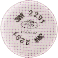 2200 Series Respirator Prefilters, Particulate Filter, P100 Filter - 3M 2291-P100