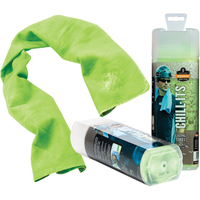 Chill-Its&reg; 6602 Cooling Towels, Hi-Vis Lime - Ergodyne 12439