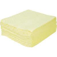 Feuilles absorbantes li&eacute;es de premi&egrave;re qualit&eacute;, Mati&egrave;res dangereuses, 15" x 17", 15 gal. d'absorption - Produits de sécurité Zenith 
