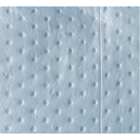 Premium Blue Bonded Sorbent Pads, Oil Only, 15" x 18", 30 gal. Absorbancy - Zenith Safety Products 