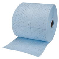 Premium Blue Bonded Sorbent Pads, Lightweight, 150' L x 15" W, 20 gal. Absorbancy - Zenith Safety Products 