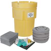 Premium Spill Kit, Universal, Drum, 95 US gal. Absorbancy - Zenith Safety Products 
