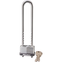 Cadenas lamin&eacute;, Argent, Cl&eacute;s diff&eacute;rentes, Acier lamin&eacute;, Largeur de 1-3/4" - Master Lock 517D
