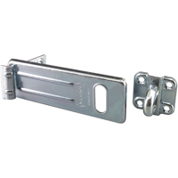General Security Hardened Steel Hasp, Silver - Master Lock 706D
