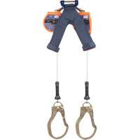Nano-Lok Edge Self-Retracting Lifeline, 8', Stainless Steel, Stationary - 3M DBI Sala Fall Protection 3500234