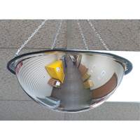 360° Dome Mirror, Full Dome, Open Top, 20" Diameter - Zenith Safety Products 
