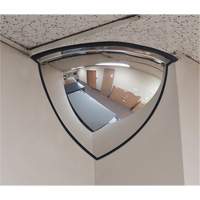 90° Dome Mirror, Quarter Dome, Open Top, 20" Diameter - Zenith Safety Products 